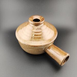 Vintage Stoneware Pottery Onion Soup Bowl